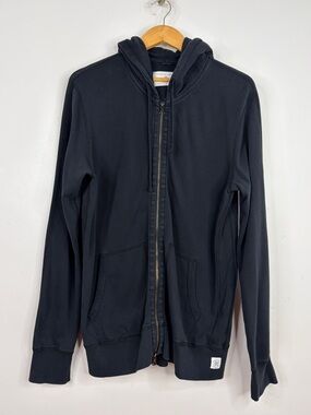 Reigning Champ Hoodie Mens Large Black Cotton Terry Full Zip Sweatshirt Canada